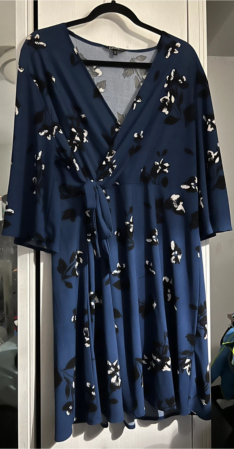 George Blue Floral Dress