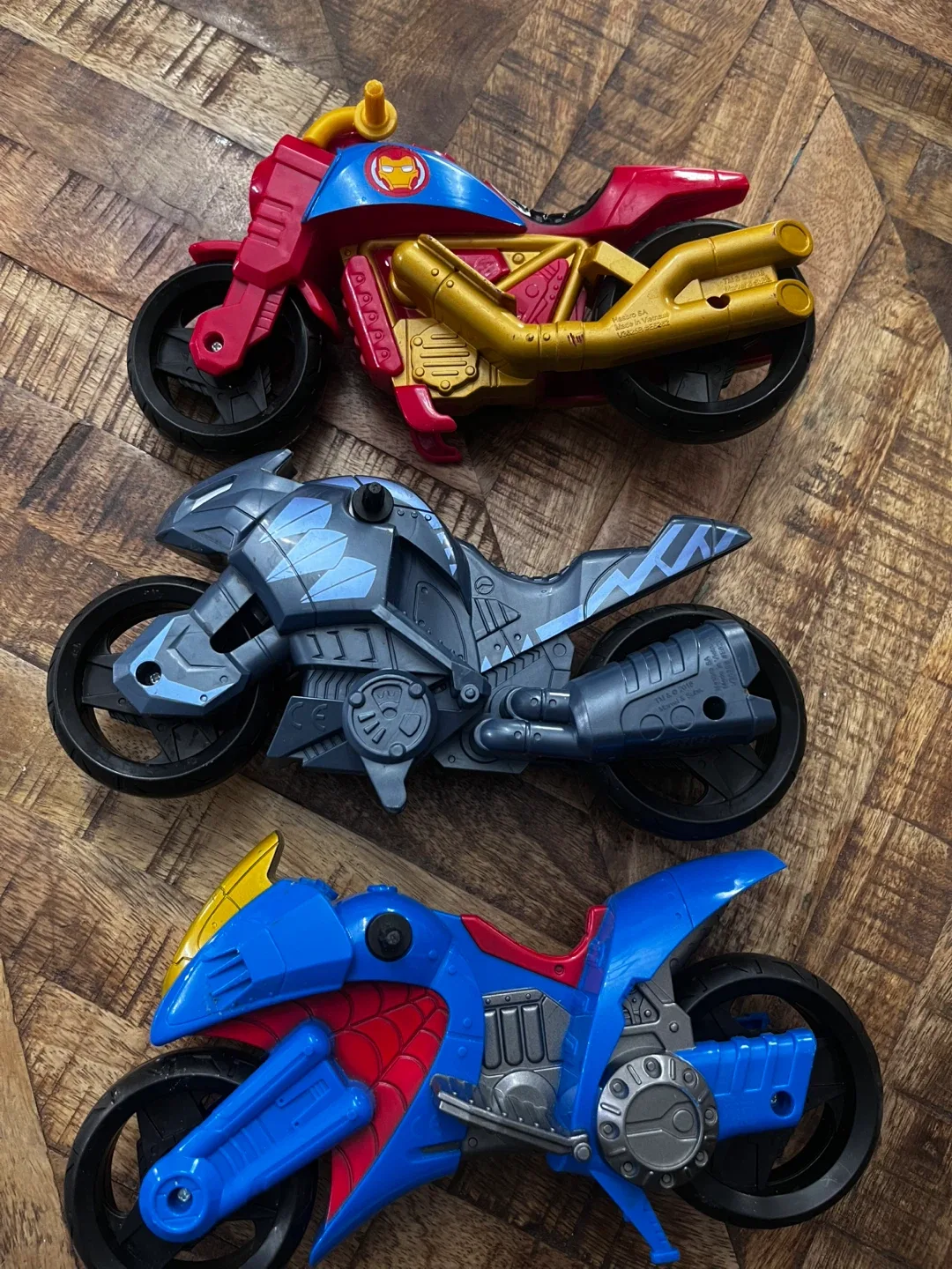 Marvel Superhero Motorcycle Toys