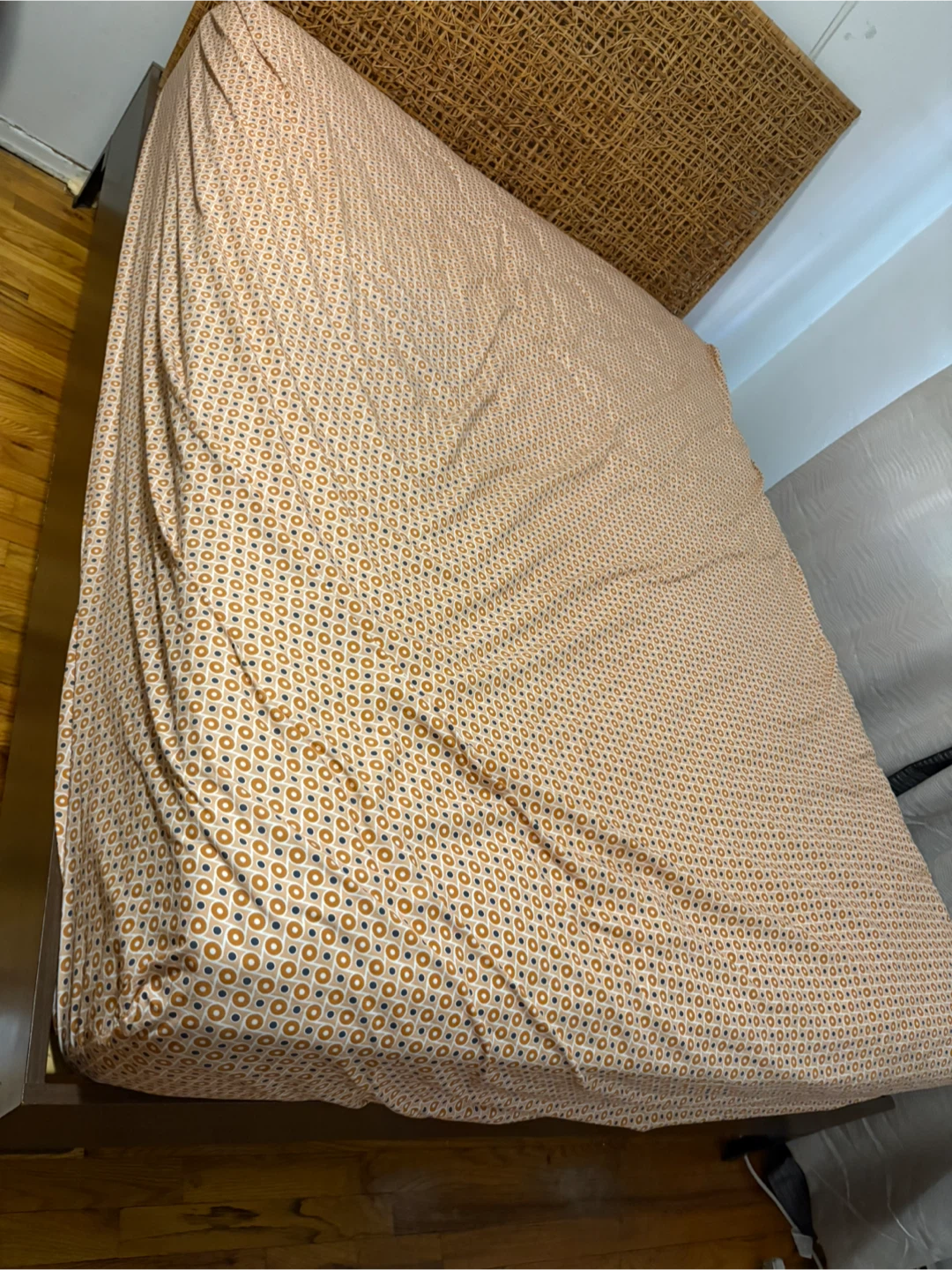 IKEA bed frame with headboard