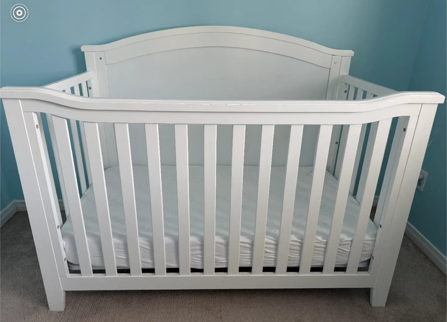 White Baby Crib