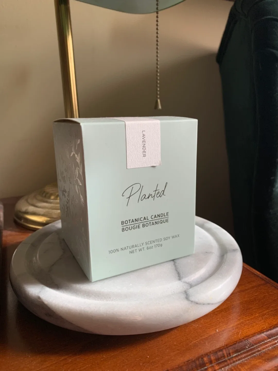 New Lavender 100% Soy Wax Botanical Candle image indicator(2)