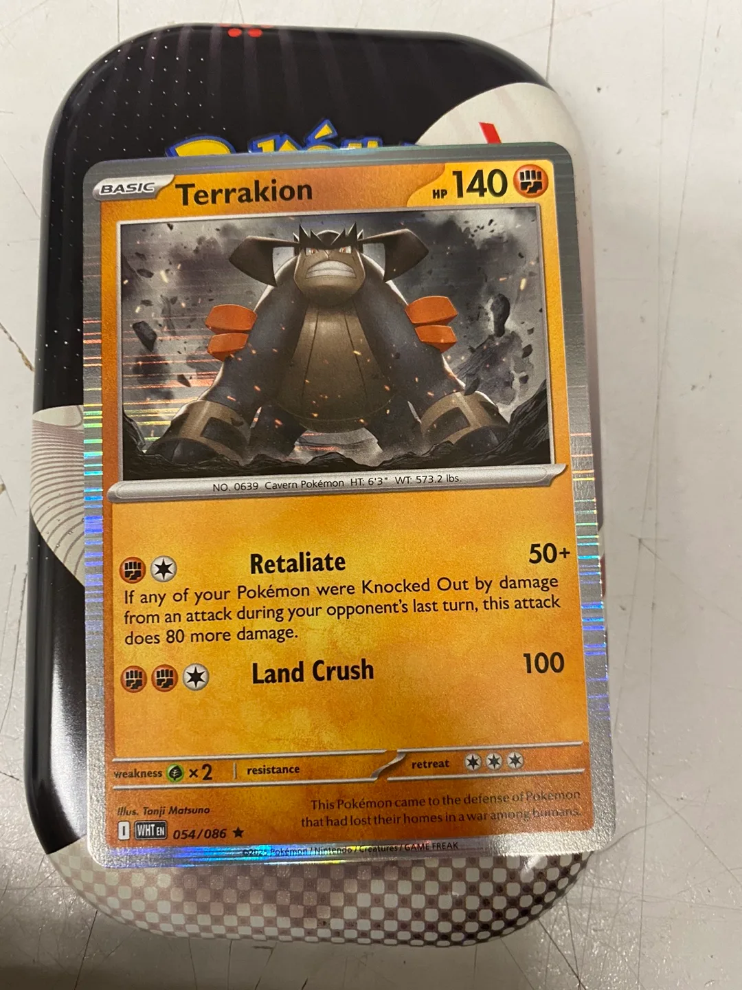 Terrakion Pokemon Card