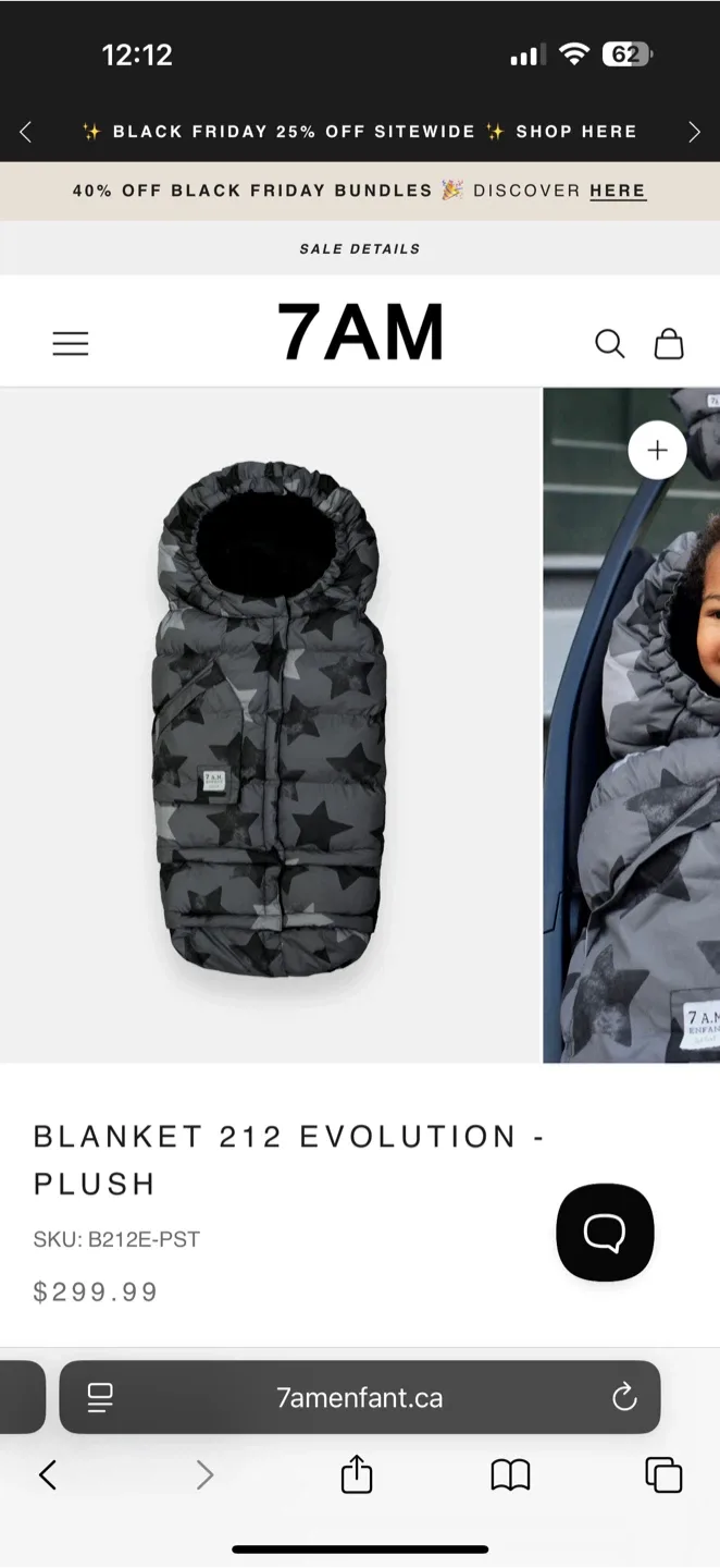 7 AM Enfant Blanket 212 Evolution Plush