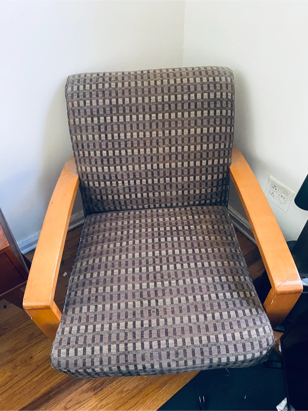 2-Upholstered mid century modern Armchair - photo 2