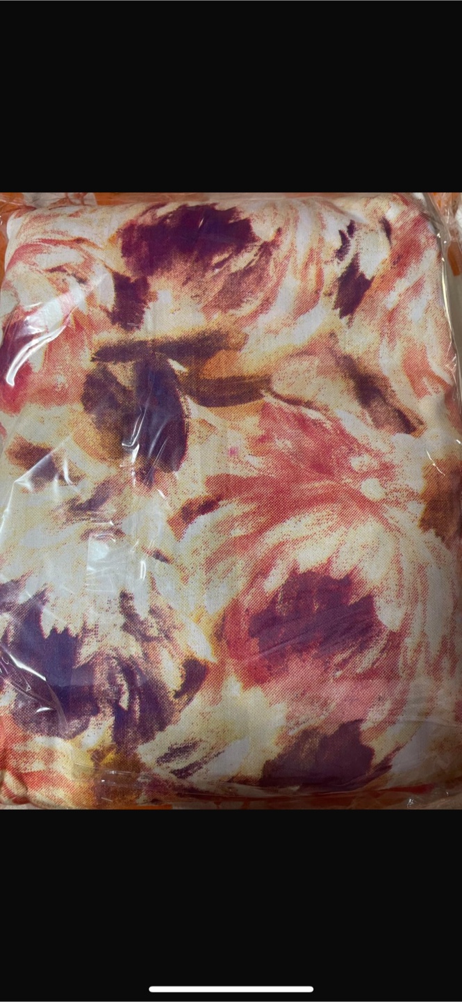 Floral Patterned Pillow