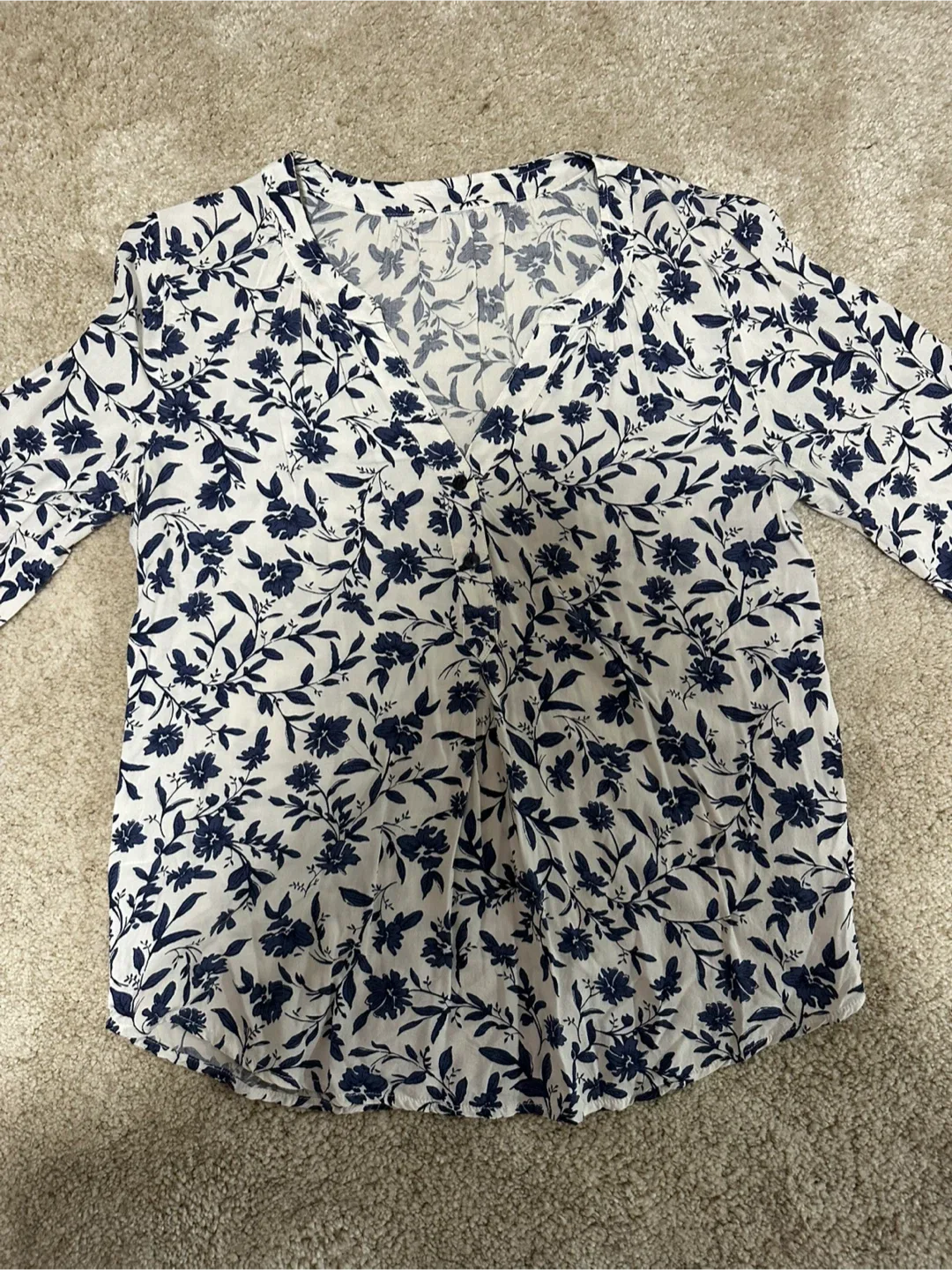 Floral Print Blouse