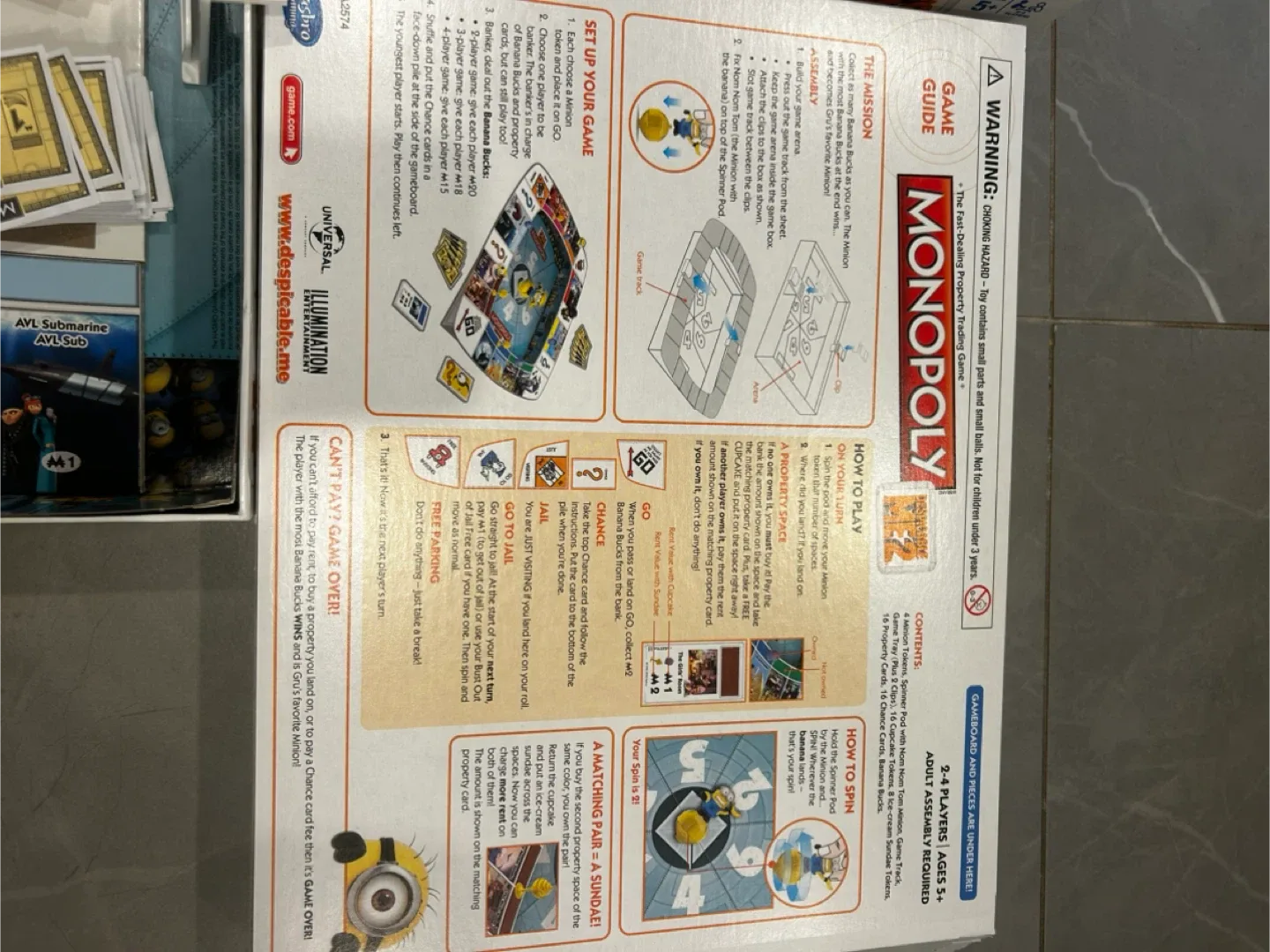 Monopoly Despicable Me 2 Board Game image indicator(4)