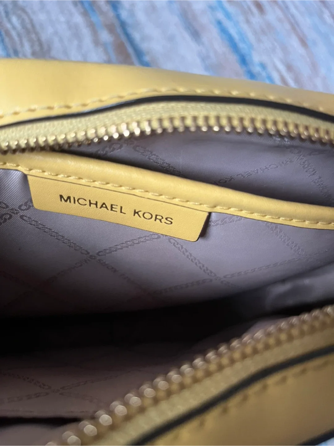 Michael Kors Yellow Crossbody Bag image indicator(3)