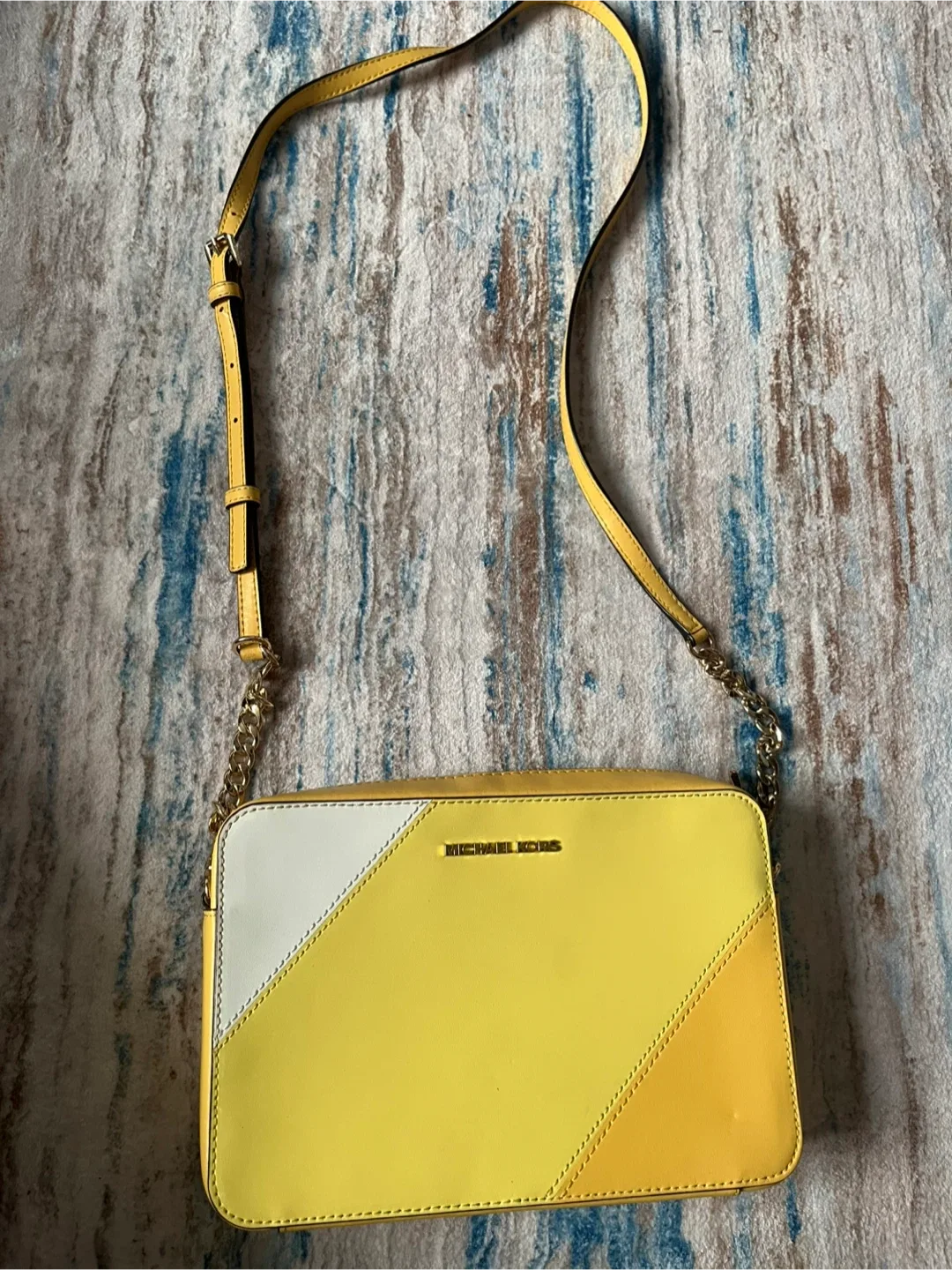 Michael Kors Yellow Crossbody Bag