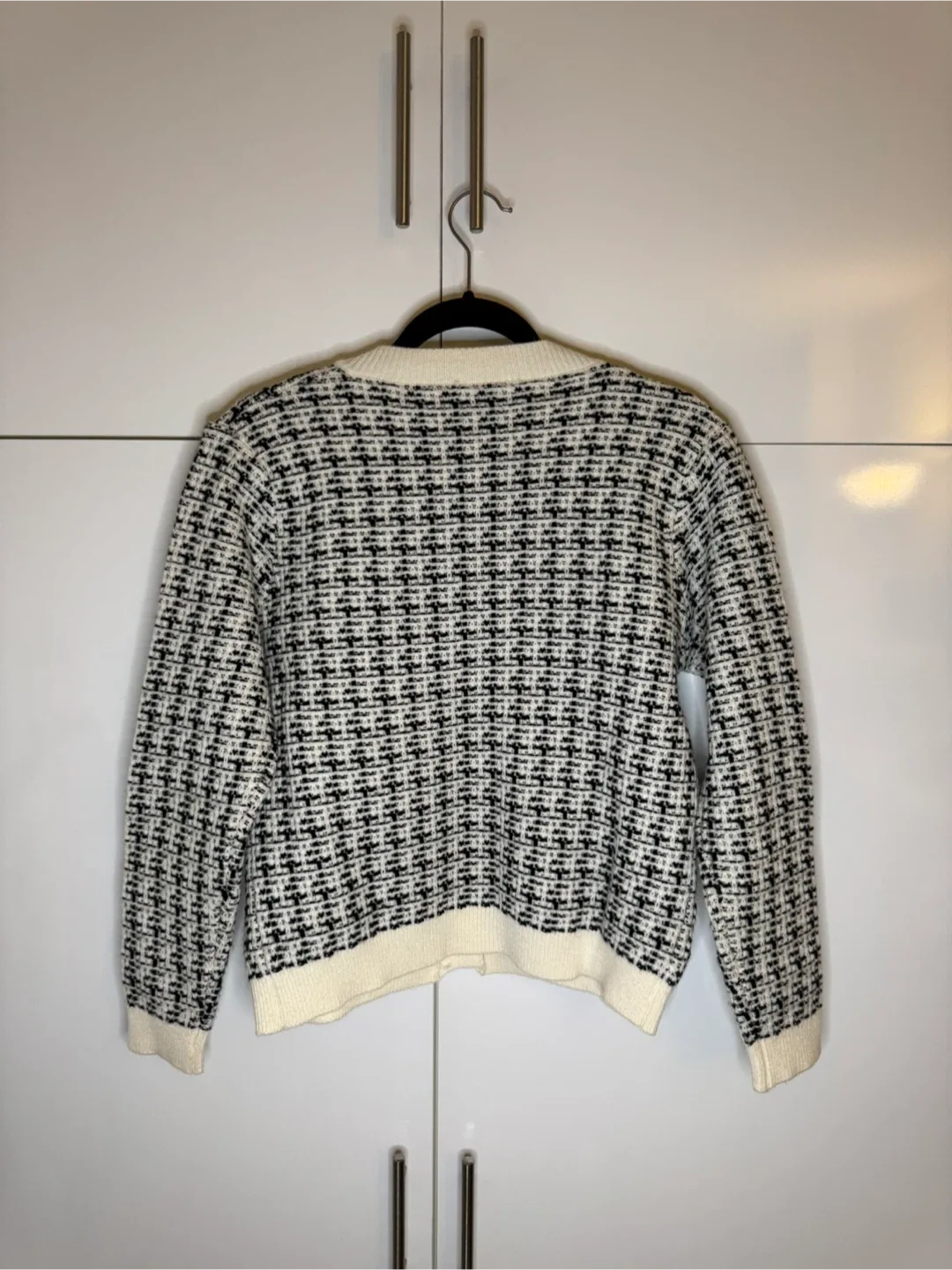 Tweed Cardigan - Black & White image indicator(2)