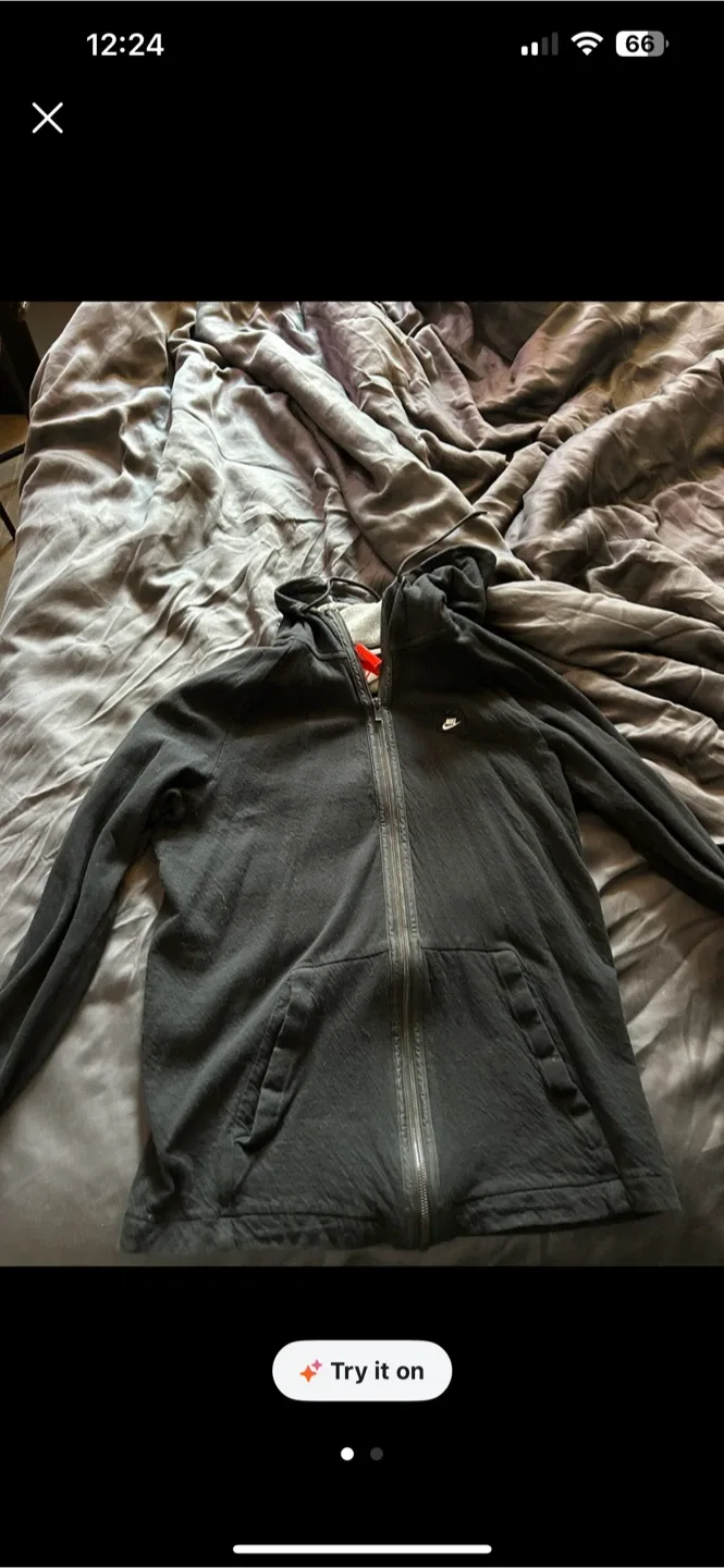 Nike Black Full Zip Hoodie