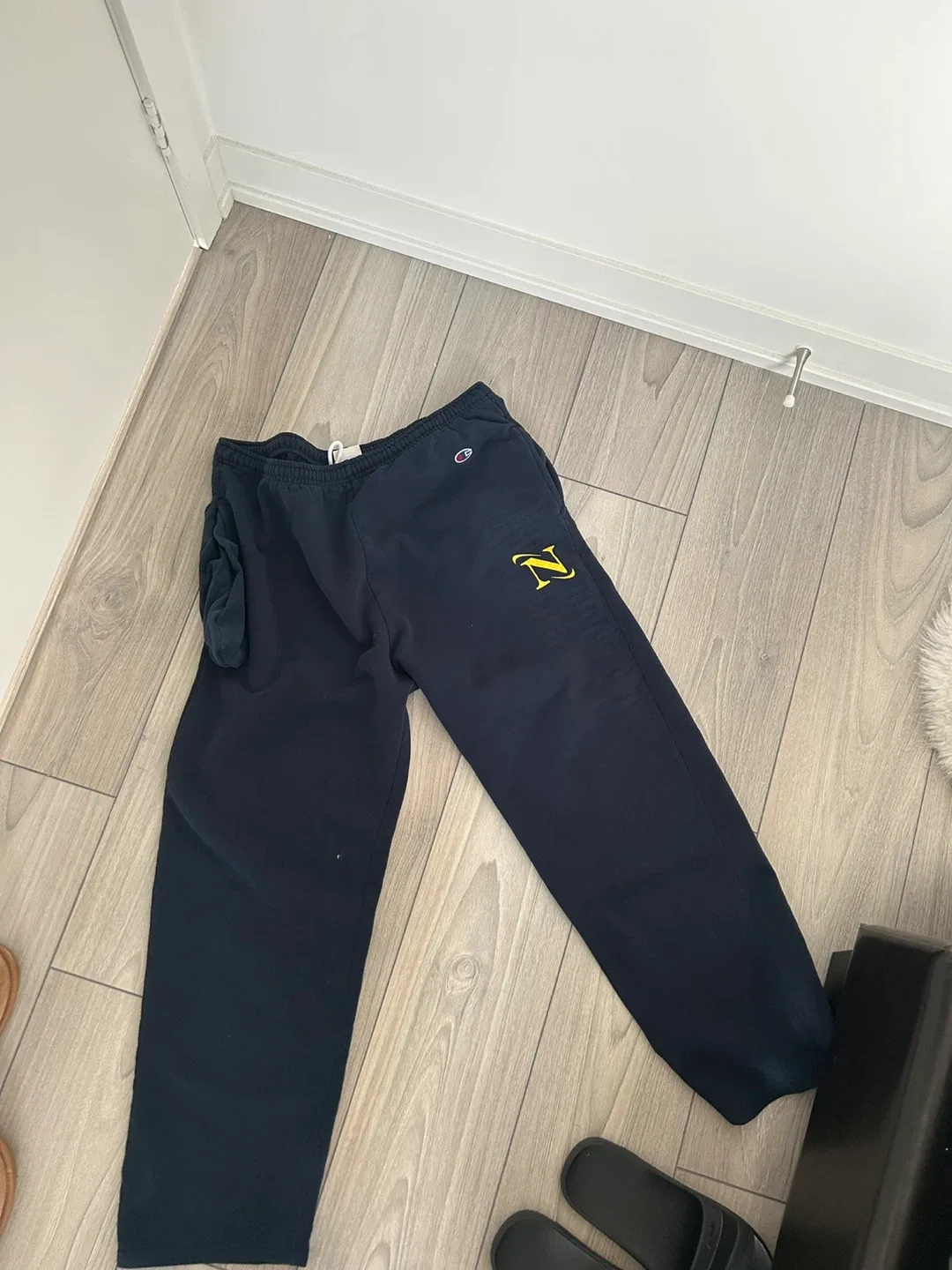 Champion Navy Blue Sweatpants - Size L image indicator(2)