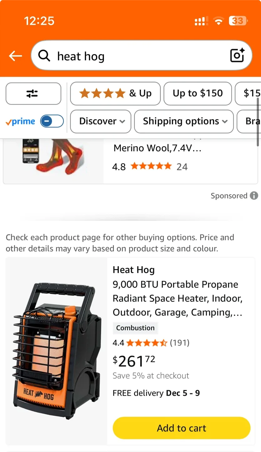 New Heat Hog 9,000 BTU Portable Heater image indicator(6)