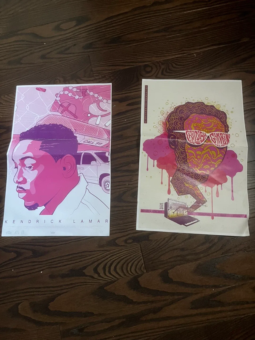 Kendrick Lamar & childish gambion poster
