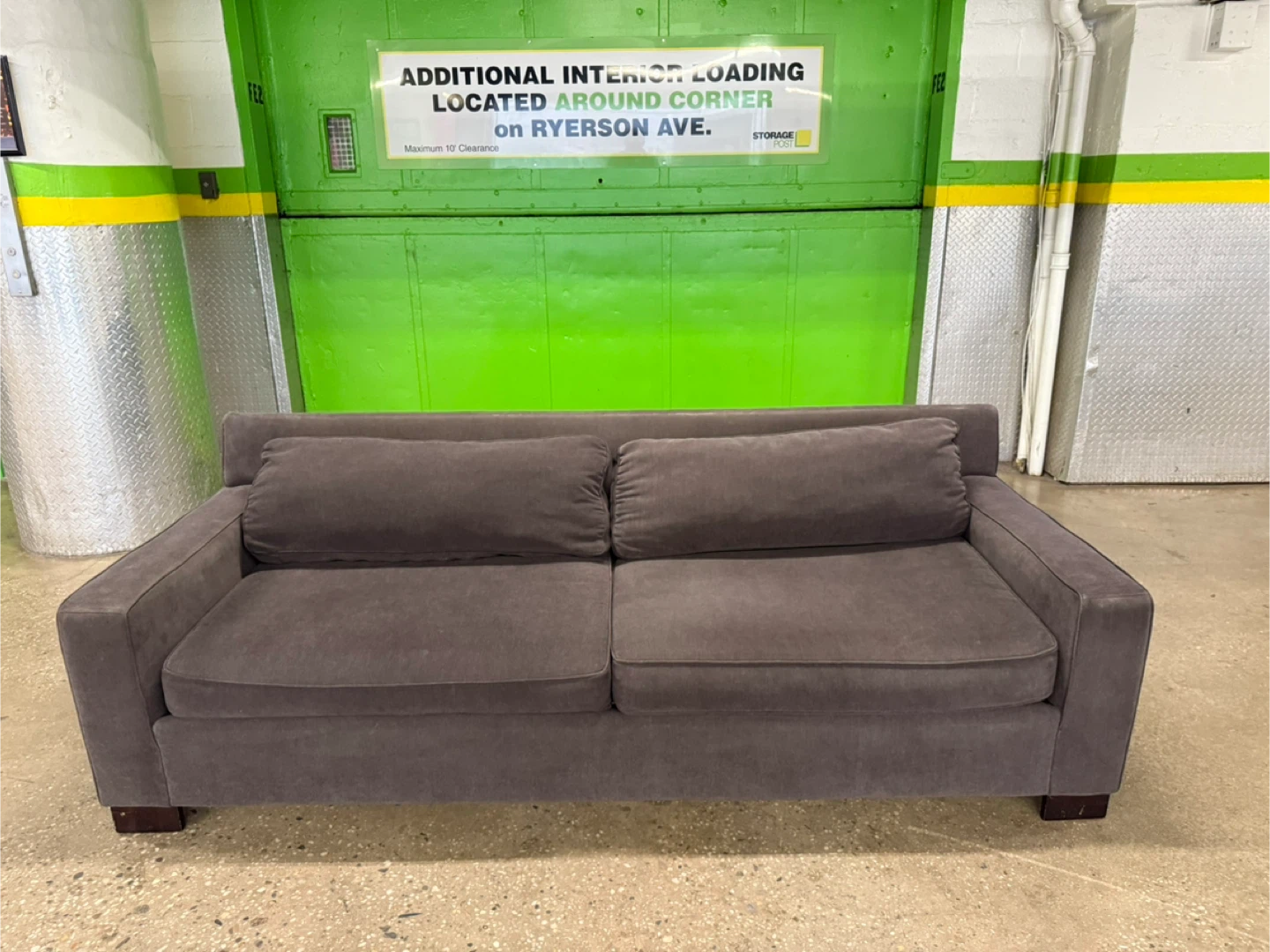 Brown West Elm Sofa 85” - FREE DELIVERY - photo 4