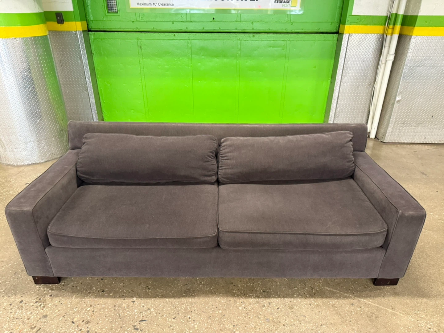 Brown West Elm Sofa 85” - FREE DELIVERY
