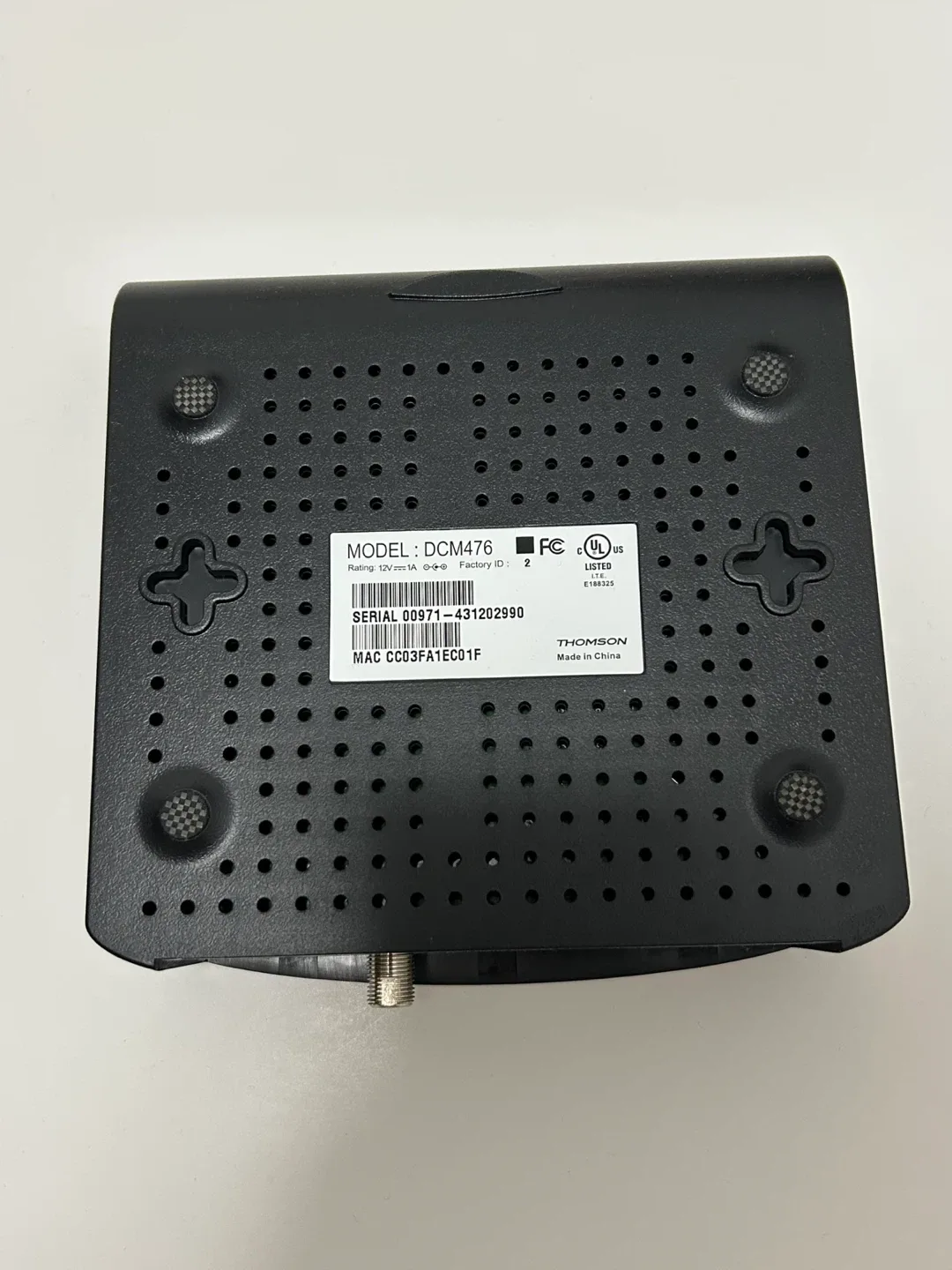 Preowned Old Thomson DCM476 Cable Modem Digitial Broadband image indicator(3)