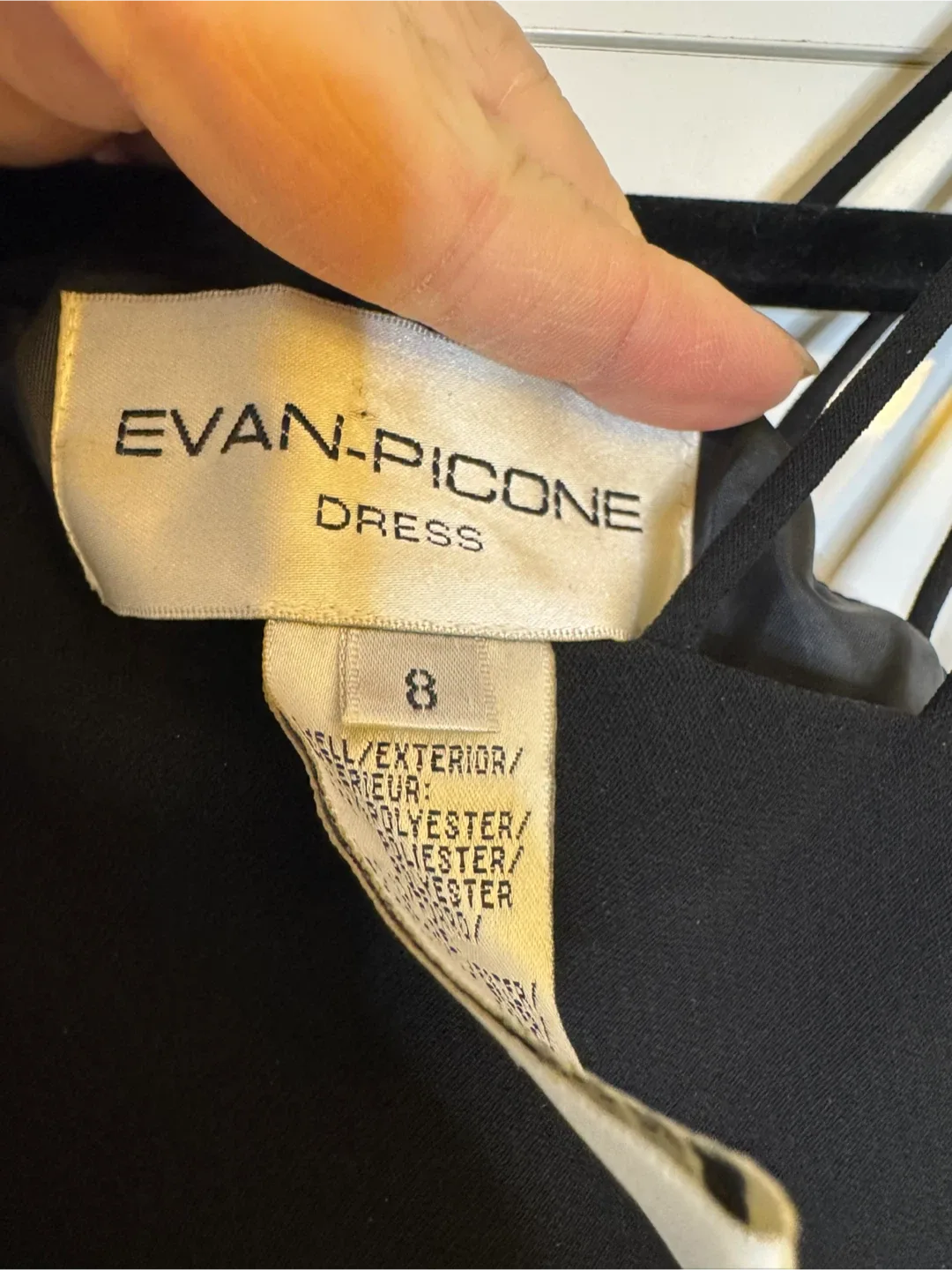 Evan-Picone Black Dress - Size 8 image indicator(3)