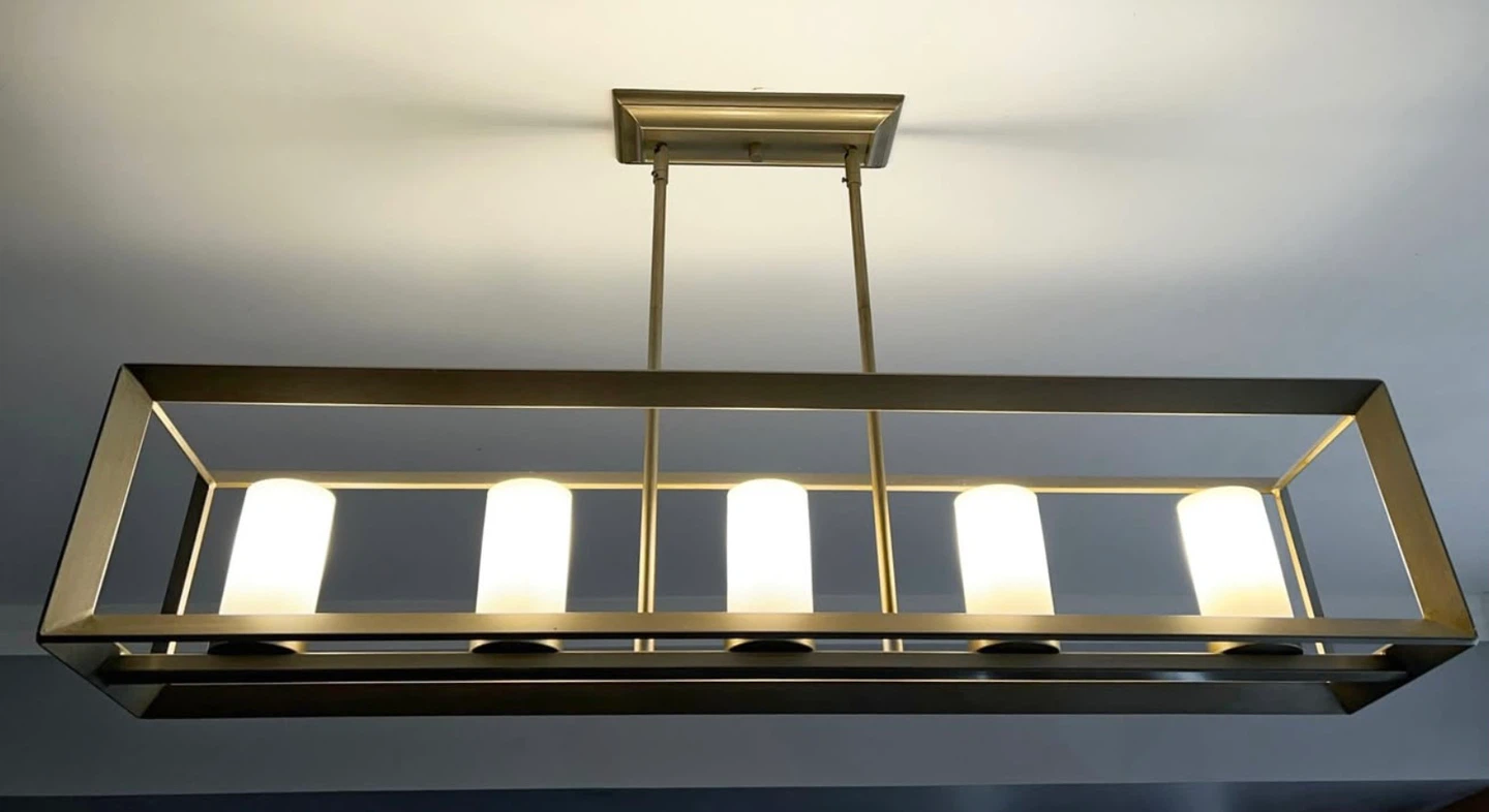 Rectangular Pendant Light Fixture - photo 2