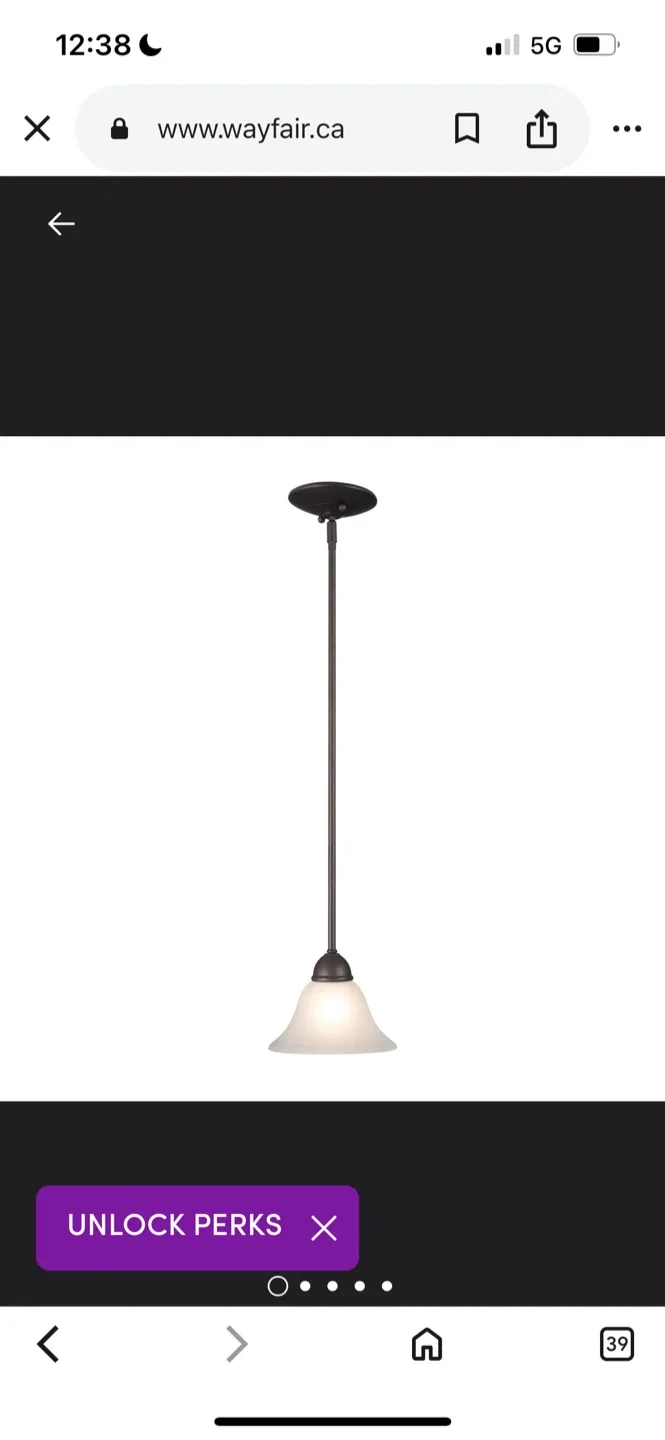 New Wayfair Bronze Pendant Light