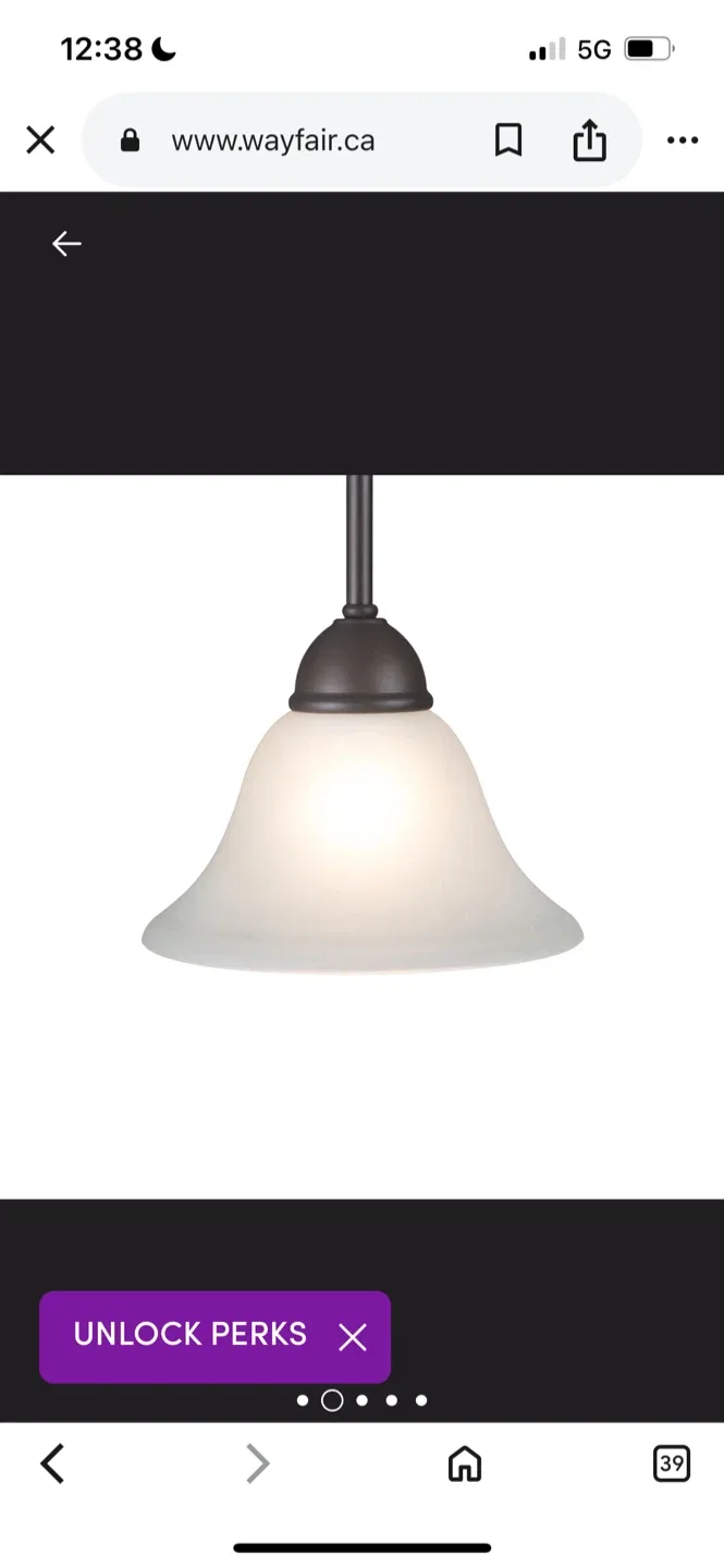 New Wayfair Bronze Pendant Light image indicator(2)