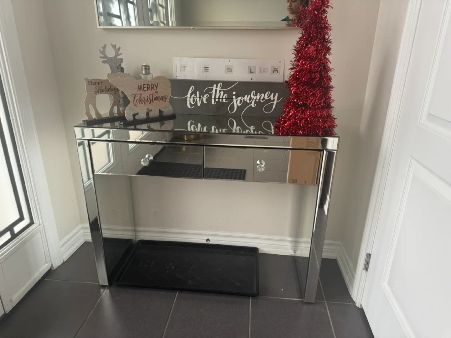 Mirrored Console Table