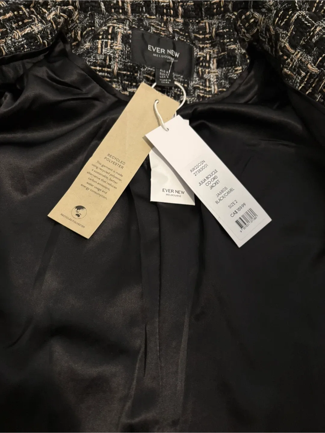 Ever New Julia Boucle Coat - Size 2 image indicator(2)