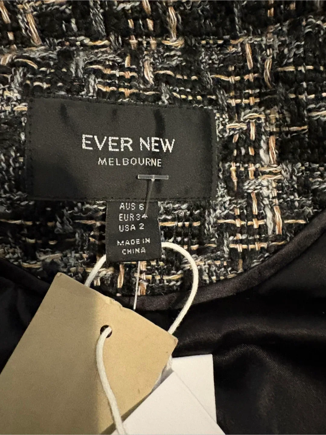 Ever New Julia Boucle Coat - Size 2