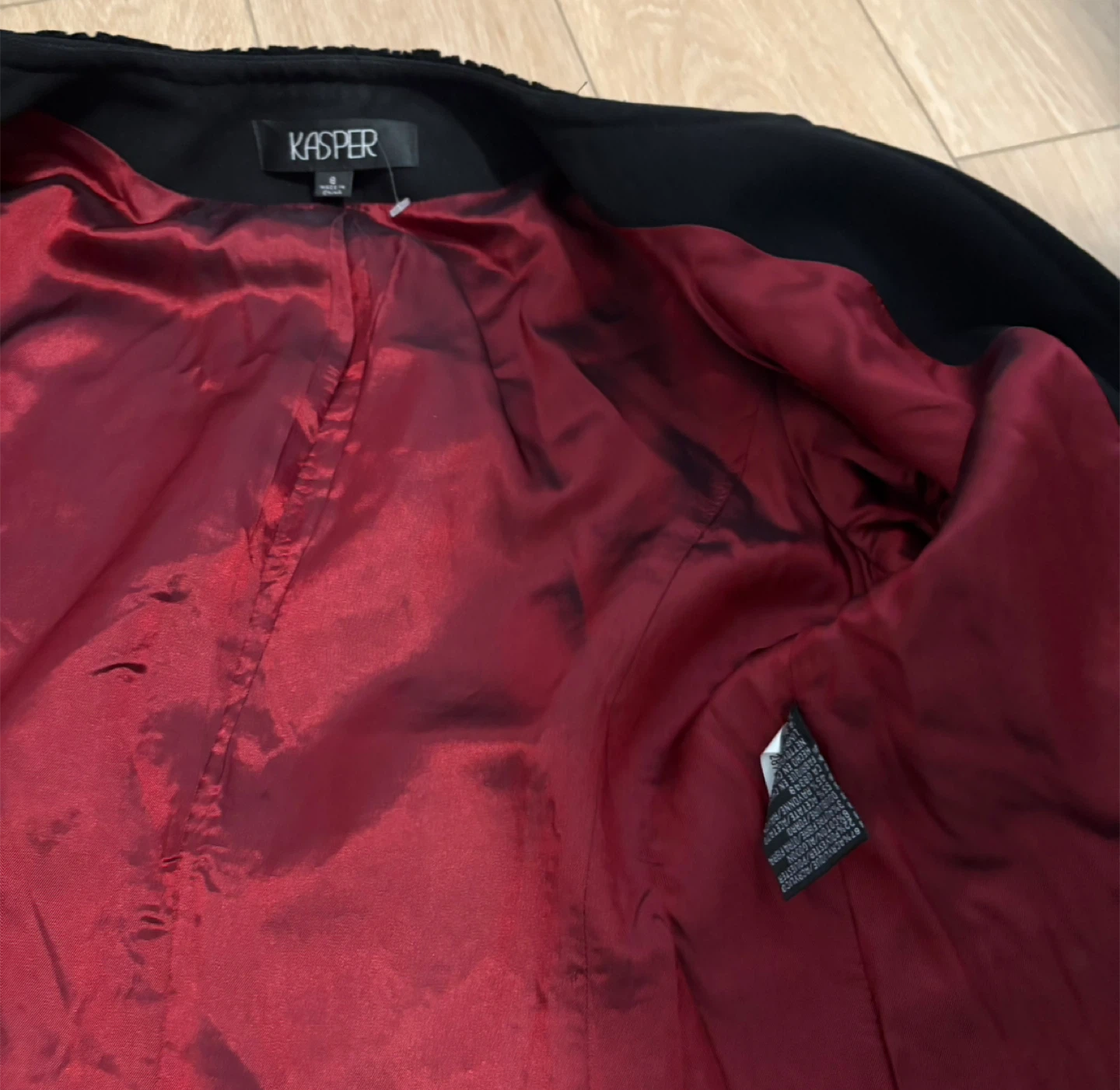 Kasper Tweed Jacket - Size 8 - photo 3