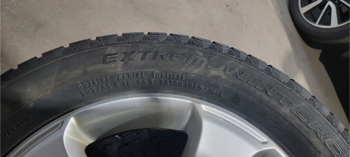 Continental Extreme Winter Contact 205/55R16 Tire - photo 2