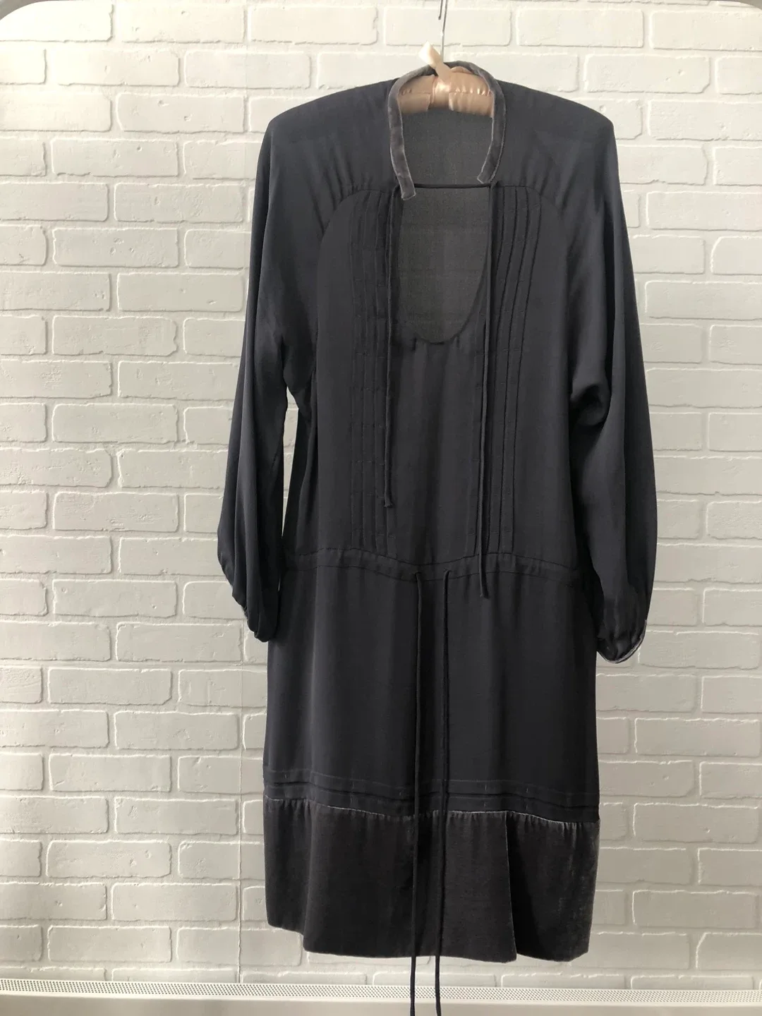 Dark Purple Silk Dress Sz 8