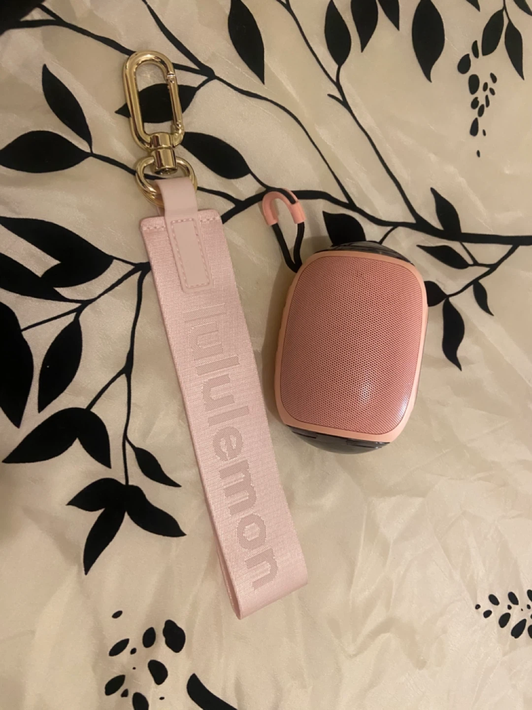 Pink Lululemon Speaker and Keychain - photo 2