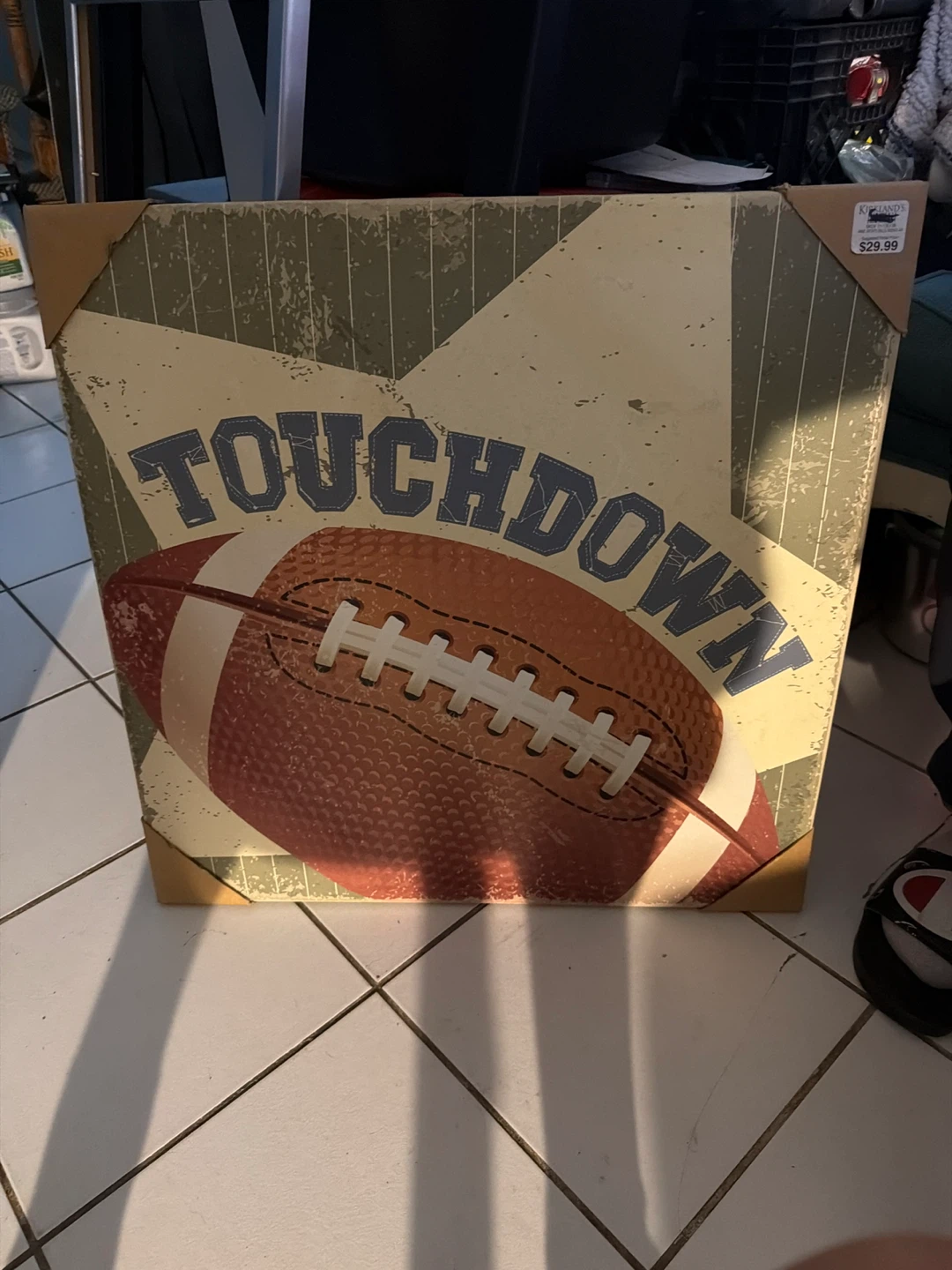 Kirkland's Touchdown Football Canvas Wall Art