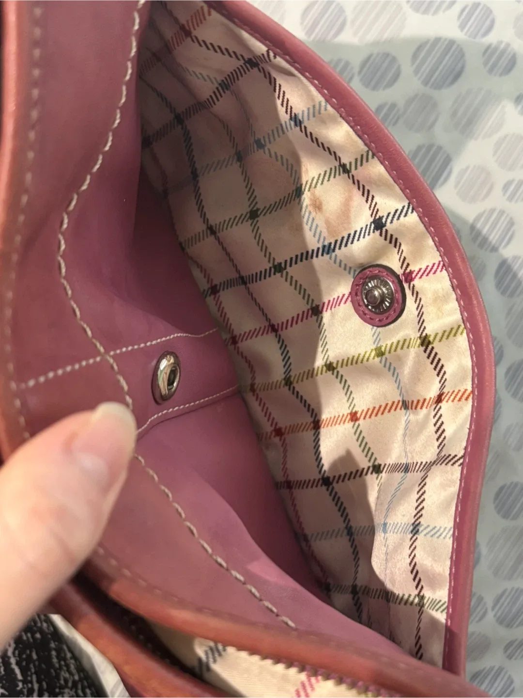 Coach Leather Shoulder Bag image indicator(5)