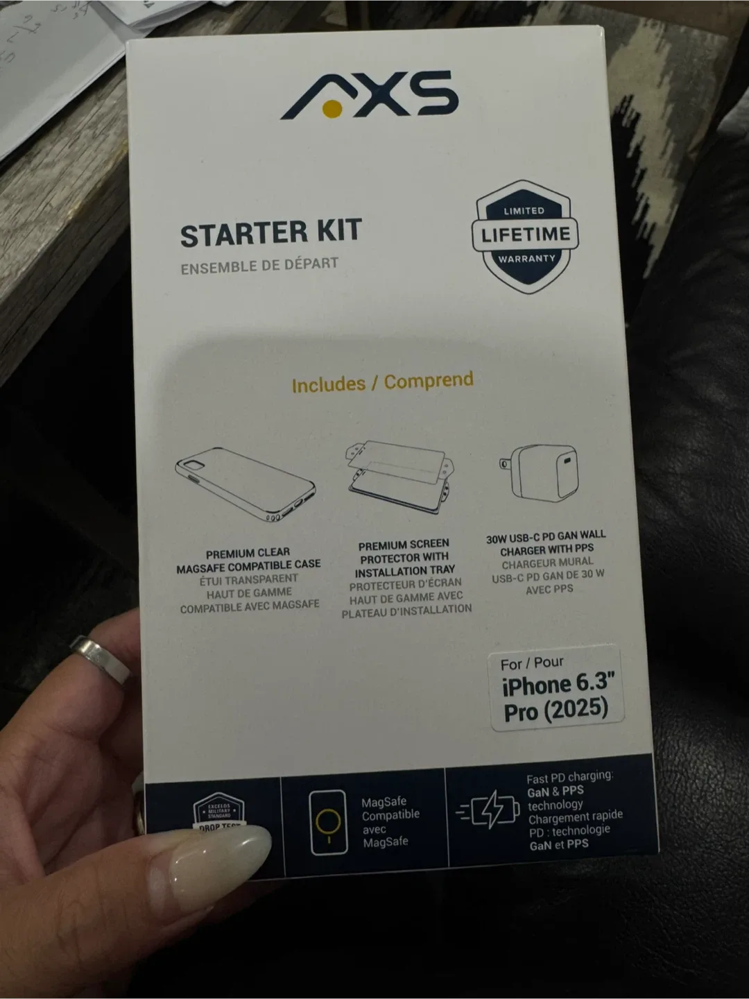 AXS iPhone 6.3" Pro (2025) Starter Kit gor iPhone 16 Pro- New