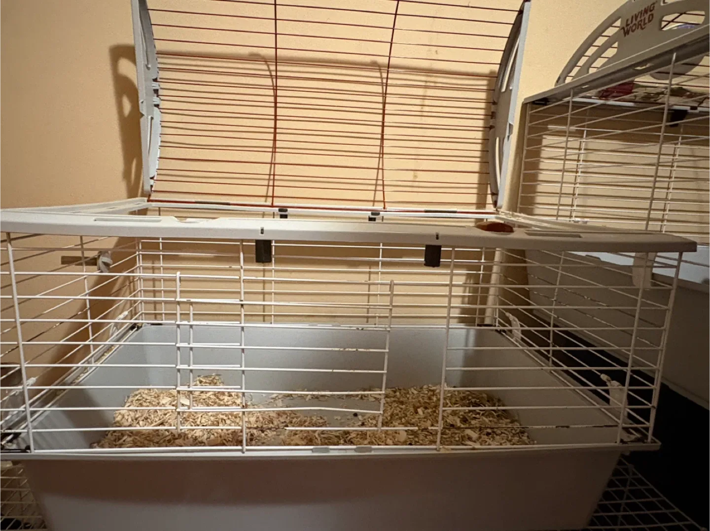 Rabbit Cage, Food Bowl, and Hay Rack