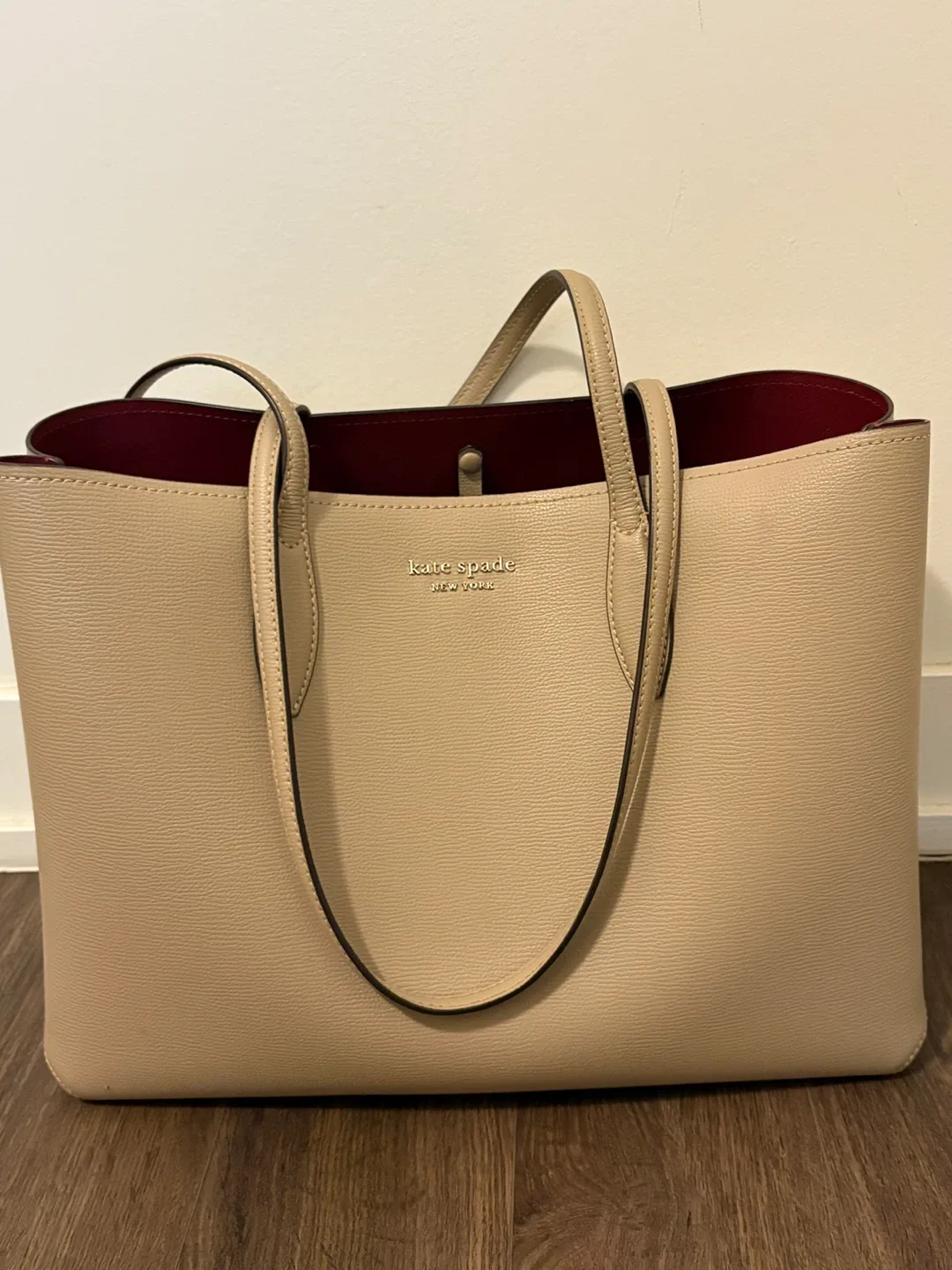 Kate Spade All Day Large Tote – Beige (with pouch!)