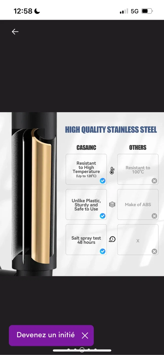 New CASAINC Matte Black Shower System image indicator(5)