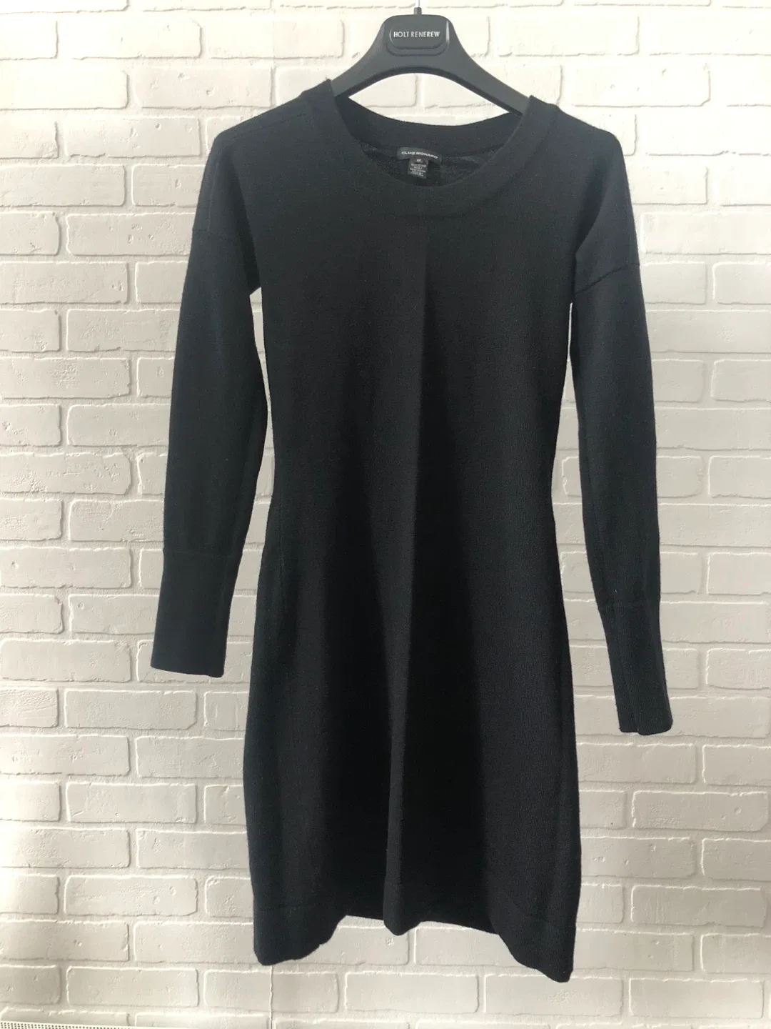 Club Monaco Black Merino Wool Dress - XS