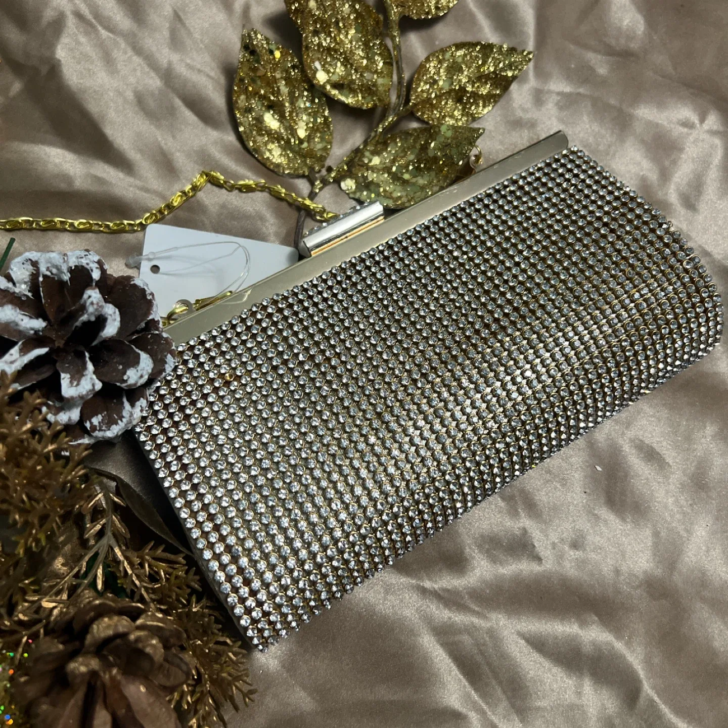 Rhinestone Clutch Bag