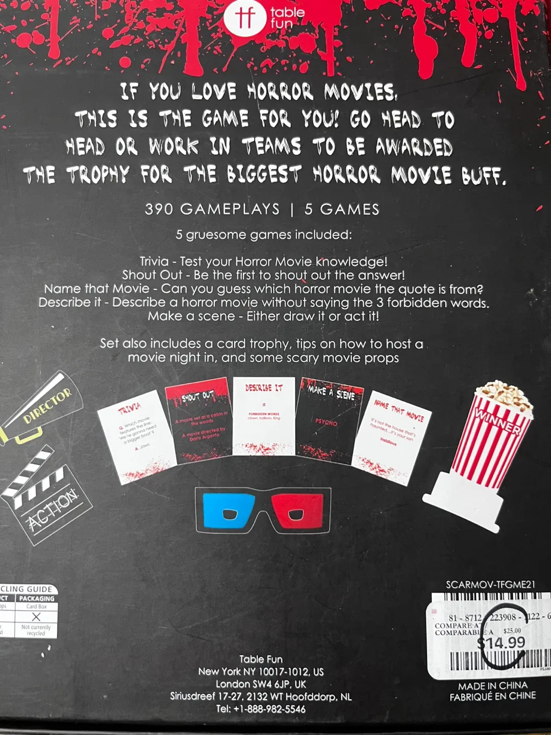 Ticket to Ride, Blockbuster, Scary Movie Board Games image indicator(3)