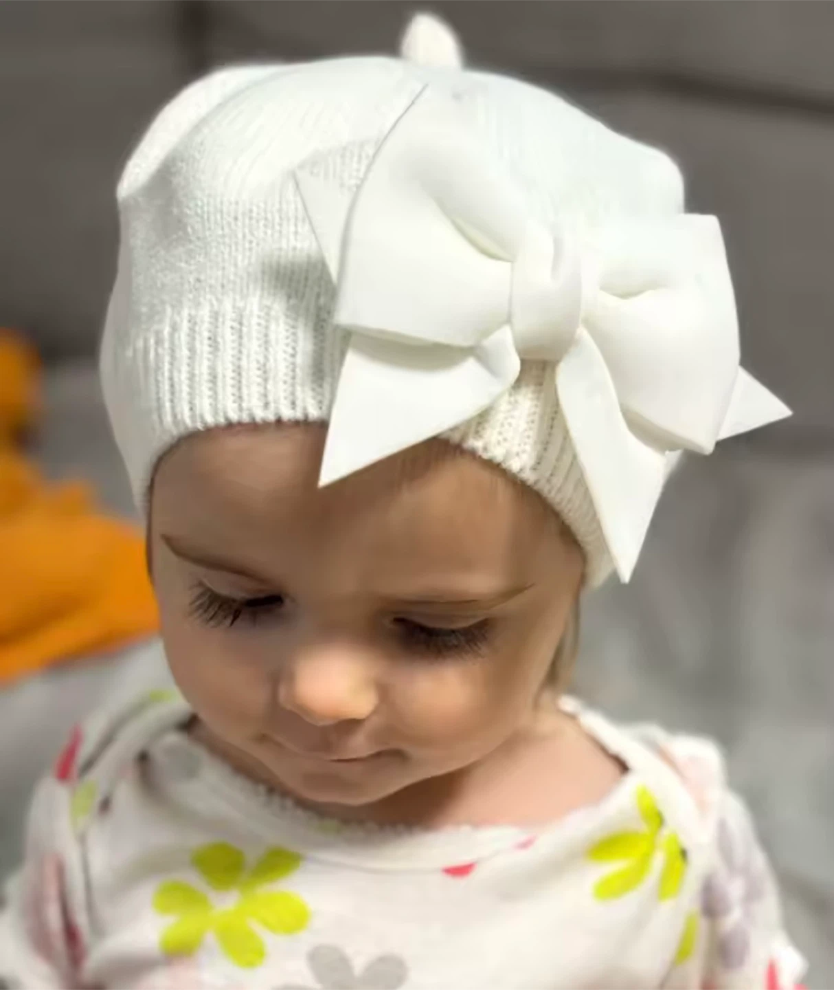 Baby/Toddler Pink Bow Beret Hat - photo 2