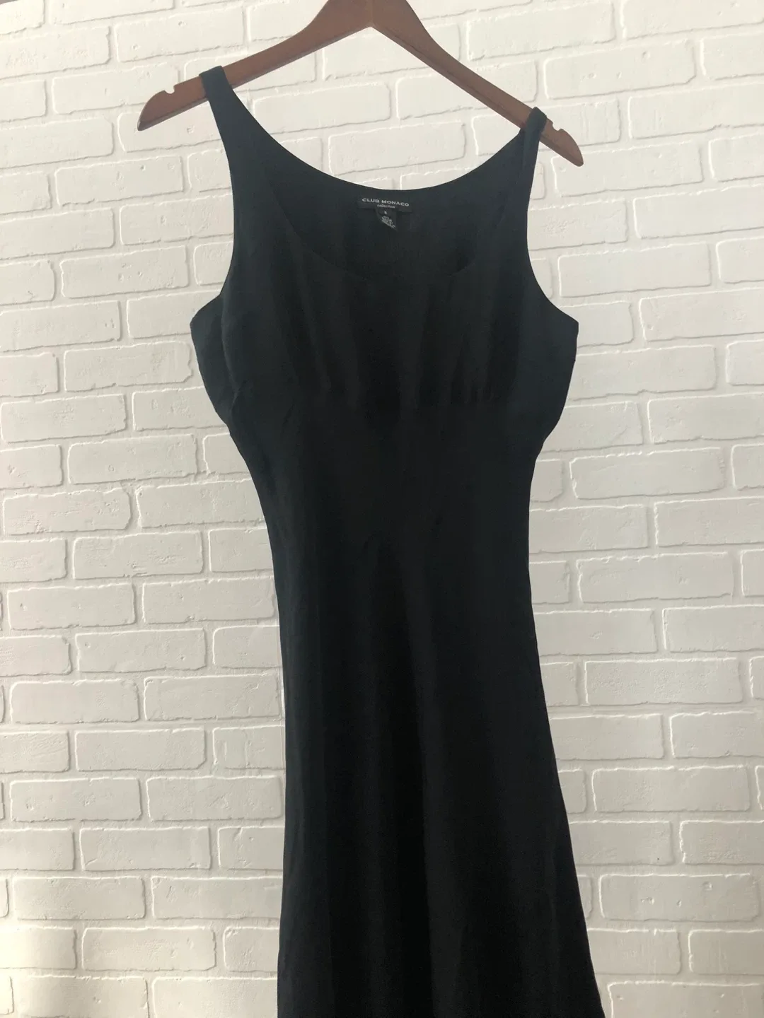 Club Monaco Black Silk Dress - Size 8 image indicator(6)