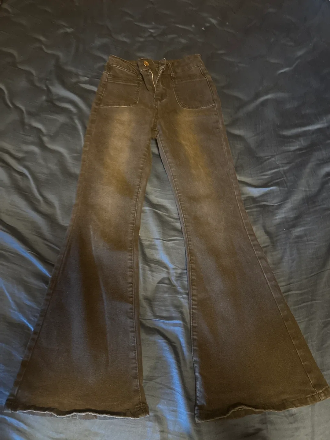 Flare Jeans - Black 160cm