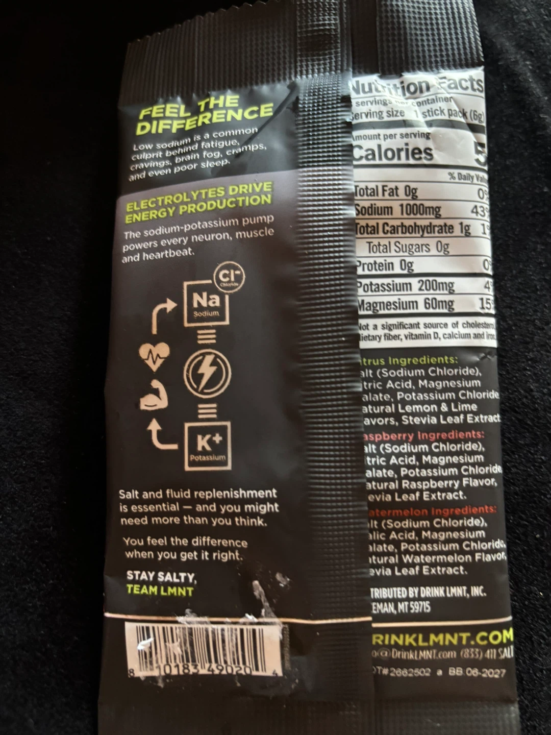 LMNT Electrolyte Drink Mix Variety Pack - photo 2