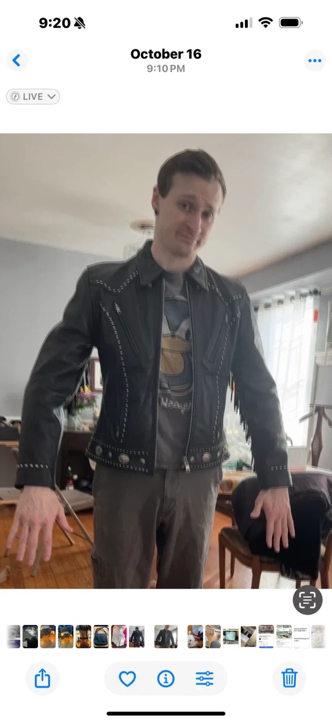 Fringe Leather Jacket