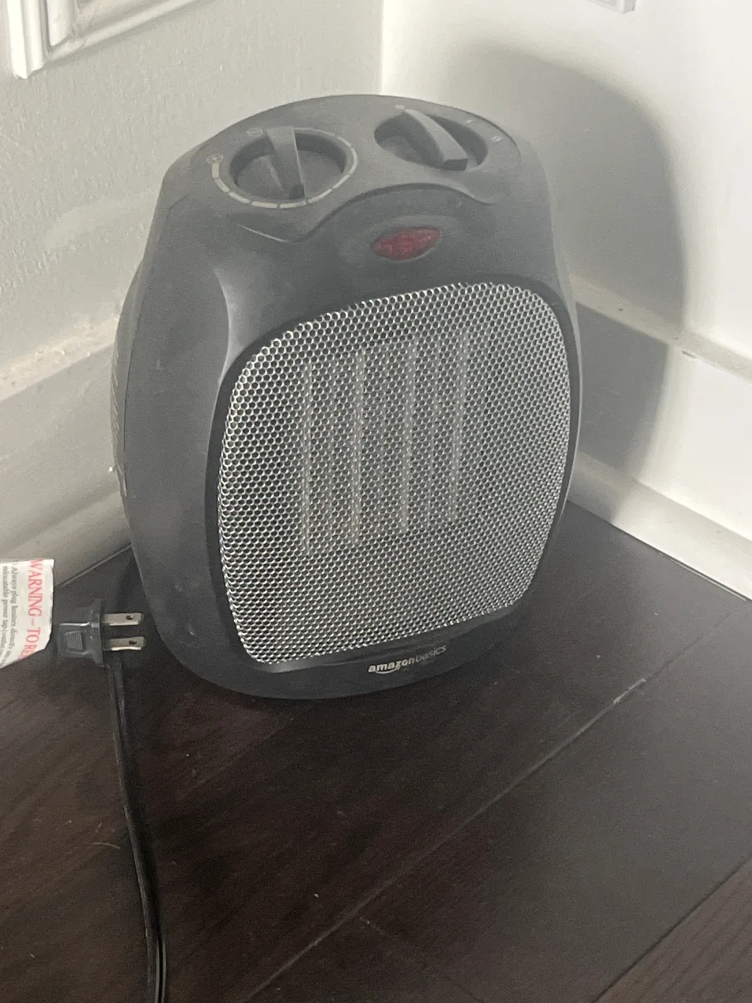 AmazonBasics Space Heater - Black