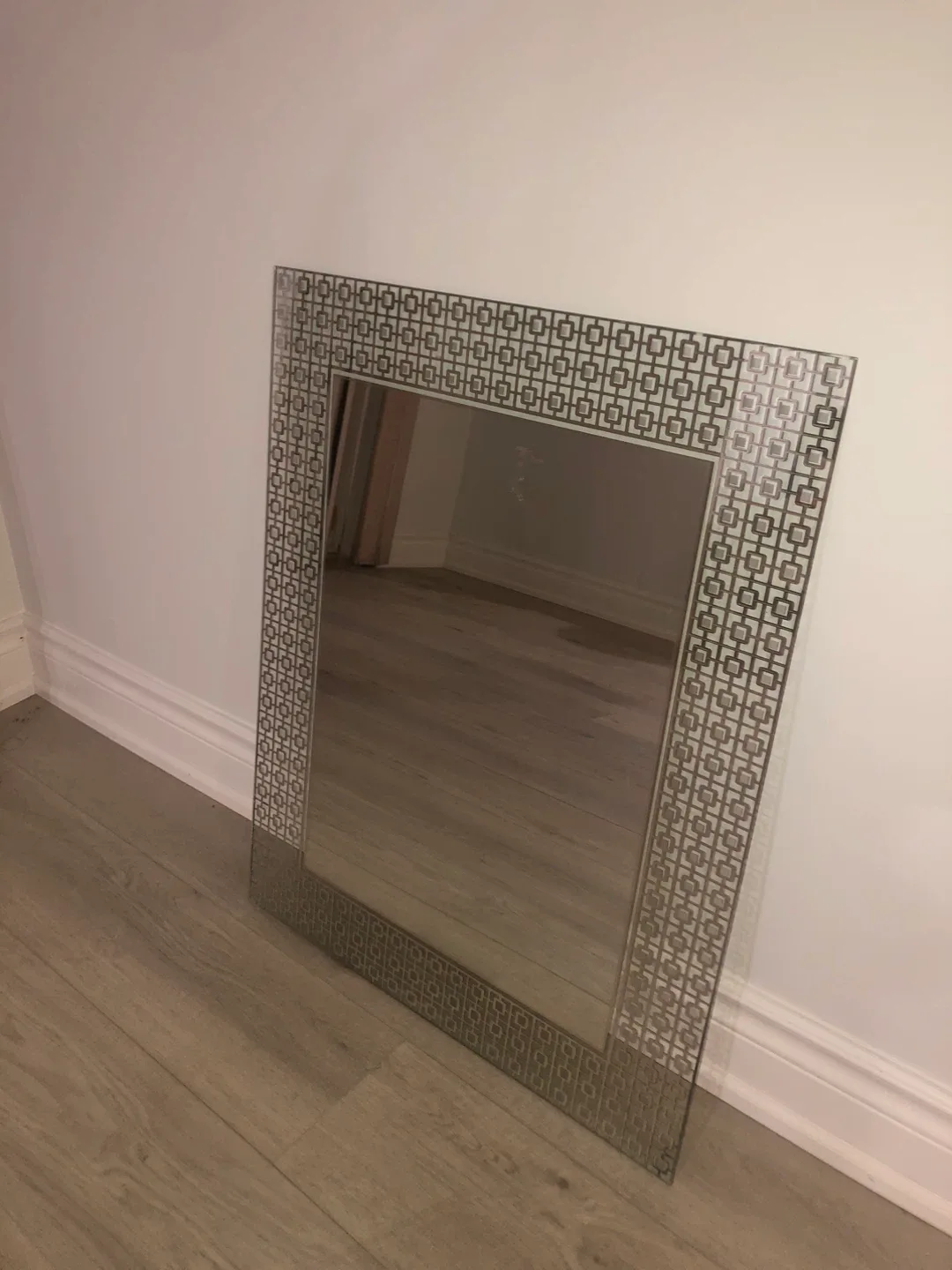 Silver Framed Mirror