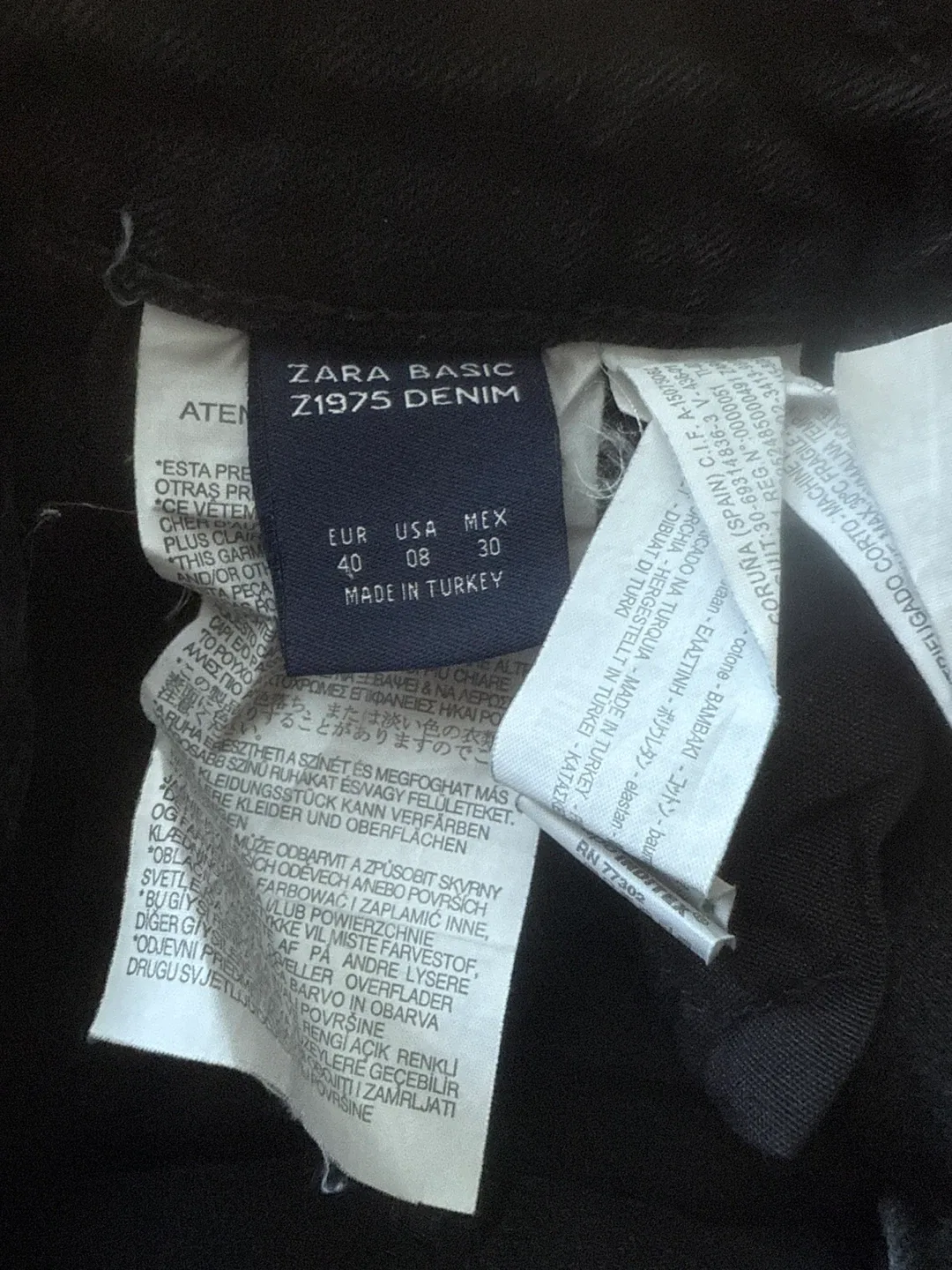 Zara Basic Z1975 Denim Jeans - Size 8 image indicator(3)