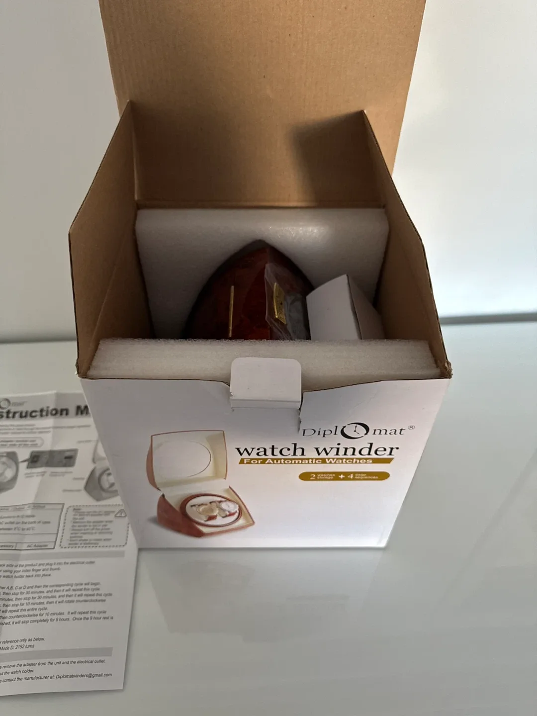 New Diplomat Watch Winder for Automatic Watches